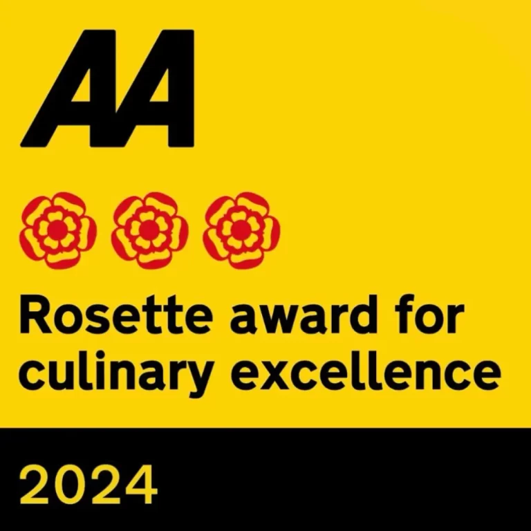 AA Three Rosette award for culinary excellence 2024