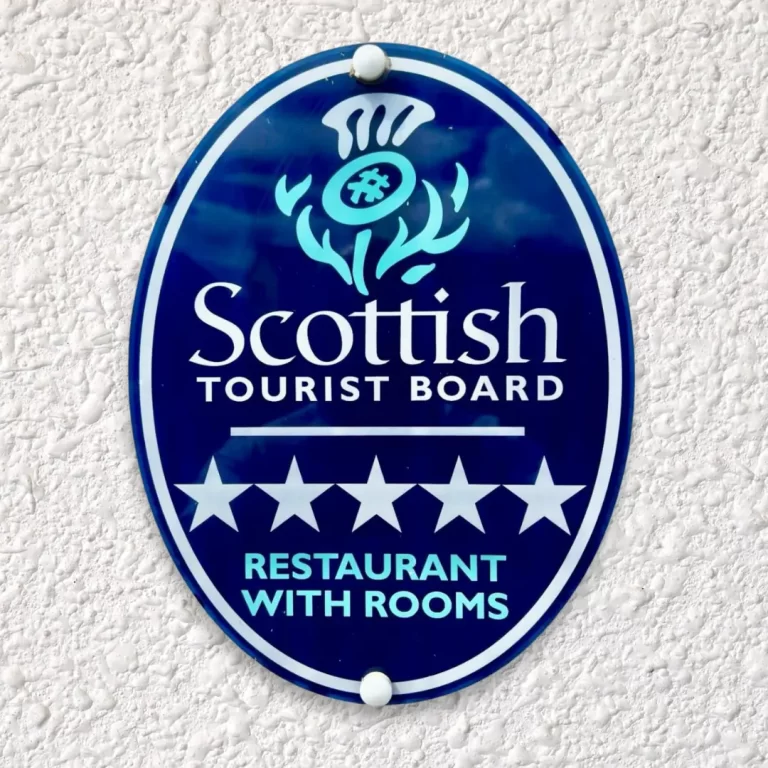 Scottish Tourist Board 5 Stars Restaurant with Rooms